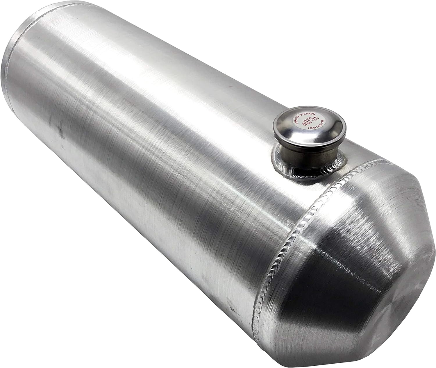 JSD 10" x30" 10 Gallons Spun Aluminum Gas Tank / Fuel Tank 1/4 NPT Outlet End Fill Truck/Hot Rod