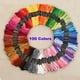 thumbnail image 4 of Hilos de punto de cruz de algodón de 100 colores multifuncionales para herramienta de enhebrado de agujas, 4 of 6