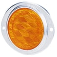 thumbnail image 2 of Peterson Manufacturing V472r Red 3" Aluminum Oval Reflector, 2 of 3
