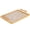 1 PACK-Square-15.5" X 11.5", variant on 14" Round Serving Tray With Handles - Decorative Breakfast Coffee Table Ottoman Kitchen Platter For Drinks Snacks Vanity Home Decor & Gifts