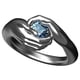thumbnail image 2 of Manos Abrazando Anillos De Piedras Preciosas Azules Amor Creativo Para Siempre Anillo De Mano Para Mujeres Y Hombres Inevent AP006632-02, 2 of 6