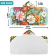 thumbnail image 4 of Yayeee Kids Hooded Towels Toddler Soft Absorbent Beach Bathing Wrap 50" x 23.5", Pink Floral Tomatoes, 4 of 5