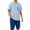 Z515-Sky Blue, variant on GDREDA Men's Summer Pajama Set - Short Sleeve T-Shirt & Shorts Home Clothes | Lightweight Cotton Loungewear for Sleep & Relaxation, Breathable & Comfortable Sky Blue,L