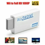 Simyoung Wii to HDMI Wii 2 HDMI Full HD Portable Converter Adapter 3.5mm Audio Out
