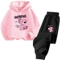 thumbnail image 5 of Sudadera con capucha de Stitch para niñas, sudadera de otoño de manga larga, jerséis Harajuku, serie Disney, Stich, camisetas casuales con capucha, mono de camión para niños, 5 of 5