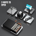 thumbnail image 6 of Tera Cash Drawer Cash Box 16 inch with Money Tray and Lock, Heavy Duty Small Business Safe for POS System, 5 Bill 8 Coin, 6 of 8