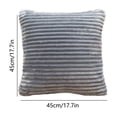 thumbnail image 3 of Matoen Decorative Throw Pillow Covers Square Solid Farmhouse Modern Fall Throw Cushion Case Pillowcase for Sofa Car Couch 18x18 Inch 45x45 cm Dark Gray, 3 of 6