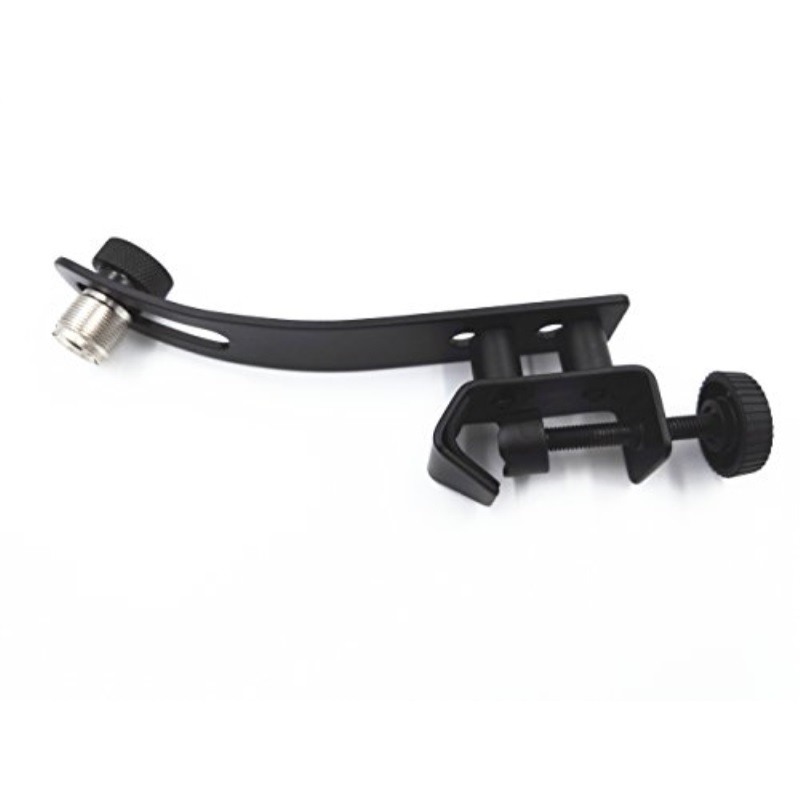 Drum Microphone Shockproof Clip Adjustable Metal Drum Rim Mic Clip Drum Microphone Mount Clamp Pack of 2