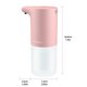 thumbnail image 4 of Inteprter Dispensador de jabón con Sensor automático sin contacto de 350ml, espuma con carga USB, Sensor infrarrojo inteligente, dispensador de jabón Juegos de accesorios de baño Rosa Inteprter HA005547-03, 4 of 6