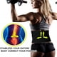 thumbnail image 2 of Cinturón de sudoración Deportes Belleza Mujeres Abdominal Esculpir Corsé Cintura Plástico Shapeware Encaje Body con Acolchado (Amarillo, XL), 2 of 5