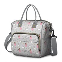 Princess Unicorn Butterfly Pattern Womens Lunch Box for Work,Insulated Large Lunch Bag for Tween and Teen,Loncheras Para Mujer,Leakproof Adult Lunch Bag for Work,Beach,Travel,Picnic,Camping