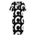 thumbnail image 4 of Vestido de bolsillo suelto Mod Montage (negro) vestidos para mujer 2025 Vestidos de fiesta Ropa de mujer, 4 of 7
