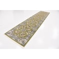 thumbnail image 4 of Rugs.com Rabia Collection Rug – 3' x 13' Runner Green Low Rug Perfect For Hallways, Entryways, 4 of 8