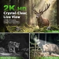 thumbnail image 4 of 4G LTE Cellular Trail Camera, 2K Wildlife Hunting Camera, Solar Powered Game Camera, 360° View Deer Camera, PIR Motion Activation, Color Night Vision, IP66, No Supported WiFi, 4 of 8