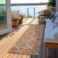 thumbnail image 6 of Addison Rugs Chantille Indoor/Outdoor Transitional Diamonds Paprika Washable Runner Rug, 2'3" x 7'6", 6 of 6