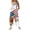 Light Blue, variant on 4th Of July Jumpsuits Women Patriotic Backless Casual Rompers Usa Flag Red White and Blue Vintage Classic OverallsS