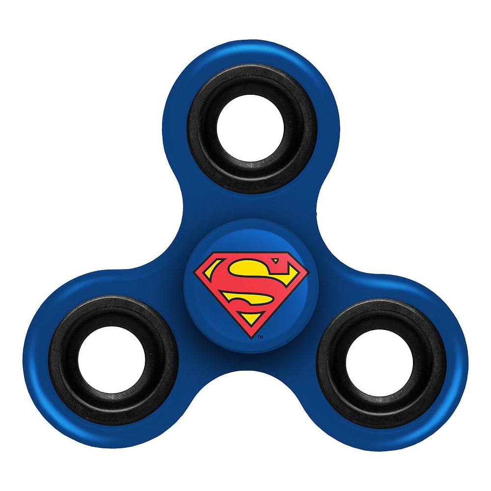 Superman Zinc Alloy Tri-Spinner Fidget Toy Hand Spinner Toy For Autism 