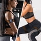 thumbnail image 5 of ER Paquete de 2 bandas de restricción del flujo sanguíneo, obstrucción del entrenamiento deportivo Restricción del flujo sanguíneo Rodilleras estilo Bandeps Bandas para cinturón para brindar crecimiento muscular magro Rojo Verde, 5 of 5