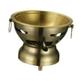 thumbnail image 4 of GROWTH TANK Shabu Hot Pot Chafing Dish Stainless Steel Kitchen Cookware Sturdy Hot Pots Soup copper, 4 of 9