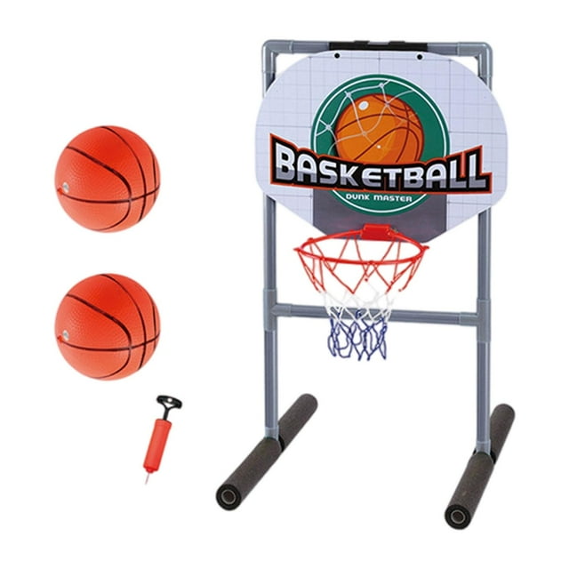 ZLight Pool Basketball Hoop Toys Presents Gift For Children Enjoying Summer Water Games And Activities 2 Balls Flexibility