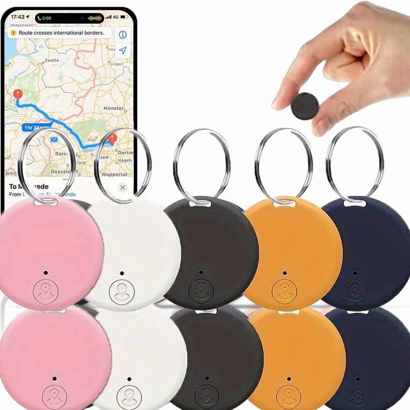 Smart Tracker 5 Pack Mini Key Finder & Anti-Lost Alarm Tag for Phone Keys Wallet Luggage Pets Portable Item Location Tracker Device
