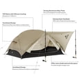 thumbnail image 4 of Tienda de campaña para mochileros Naturehike Mongar UL para 1-2 personas, impermeable, 4 of 9