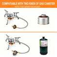 thumbnail image 4 of HIBIBUD 2026 New Camping Gas Stove, 3700W Portable Backpacking Stove with Piezo Ignition, Portable Burner, Camping Carrying Case for Outdoor Cooking for Hiking, Camping, Backpacking, Picnic, 4 of 4