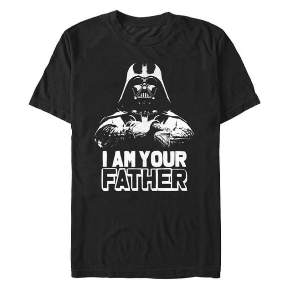 Men's Star Wars: A New Hope Darth Vader Classic Pose I Am Your Father Graphic T-Shirt