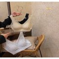 thumbnail image 3 of Ropa interior de látex con encaje para mujer, sujetador de una pieza sin costuras sexy con escote en V profundo, belleza en los hombros y espalda, dulce y ligero para verano, 3 of 5