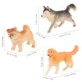 thumbnail image 5 of WRISTBIQUE Small Mini Dogs Figures Plastic 8 Pcs Housewarming present, 5 of 8