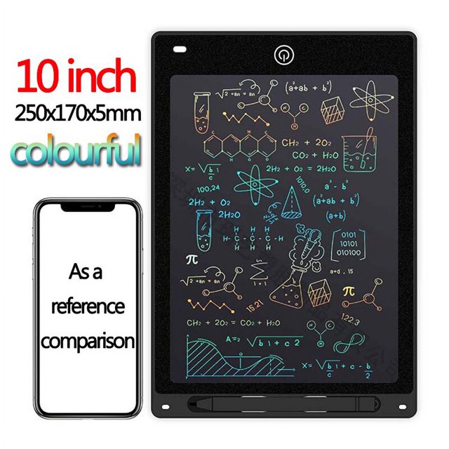 Tableta de escritura LCD para niños, tablero de dibujo, grafiti, almohadilla para bocetos, juguetes de escritura a mano, pizarra mágica, regalo de juguete para niños, 10/12/pulgadas