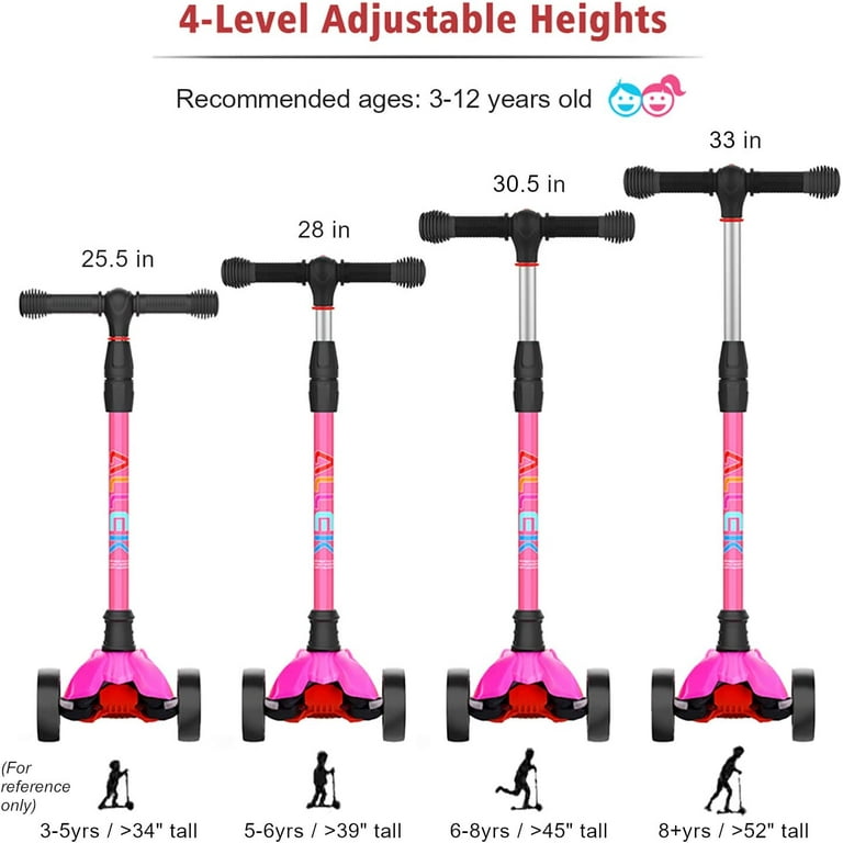 Allek 3 best sale wheel kick scooter