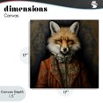 thumbnail image 4 of Stupell Industries Traditional Mystical Metamorphosis Fox Canvas Art, 17 x 17, by Lazar Studio, 4 of 8