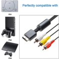 thumbnail image 5 of Câble Audio Vidéo Rca - Accessoires de Composant de Console de Jeu Connexion Câble Av pour Ps2 Câble à Trois Rangées Playstation, 5 of 5