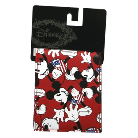 Classic Mickey Mouse Wearing American Flag Pants Bi-Fold Wallet