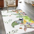 thumbnail image 4 of Area Rug for Living Room, Green Easter Non-Slip Indoor Large Carpet for Bedroom/Dining Room, Eggs Gnomes Bunny Elegant Farmhouse Washable Low-Profile Rectangle Floor Runner Rugs - 4 x 6 Ft, 4 of 7