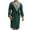 a-Green1596, variant on VNKIDY Men's Loungewear Plaid Long Sleeve V Neck Robe With Contrast Collar Belted Soft Loungewear For Casual Daily Home Relaxation Activities Trendy Homewear