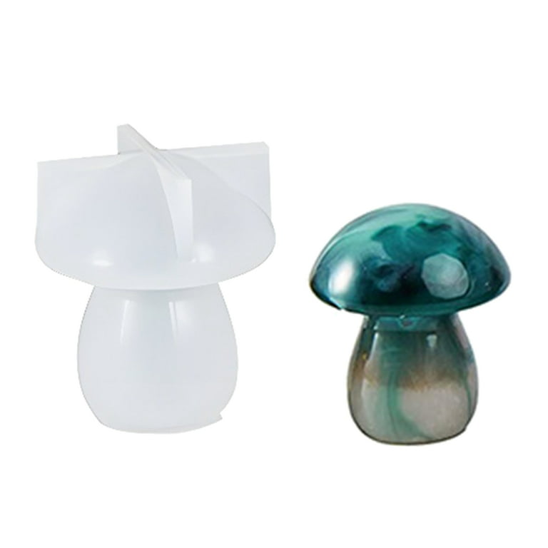 2pcs Mushroom Jar Resin Mold Silicone Molds For Resin Casting