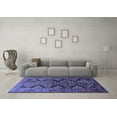 thumbnail image 3 of Ahgly Company Indoor Rectangle Persian Blue Traditional Area Rugs, 8' x 10', 3 of 4
