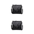 thumbnail image 2 of Minnieouse Bolso de hombro con cremallera con juntas reforzadas Bolsos de mensajero Bolsos cruzados PU Casual Type1 NO1, 2 of 6