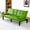 Green, variant on Futon Sofa Bed, Modern Folding Futon Set with 2 Cup Holders, Convertible Recliner Lounge for Living Room, Apartment, Office, Green
