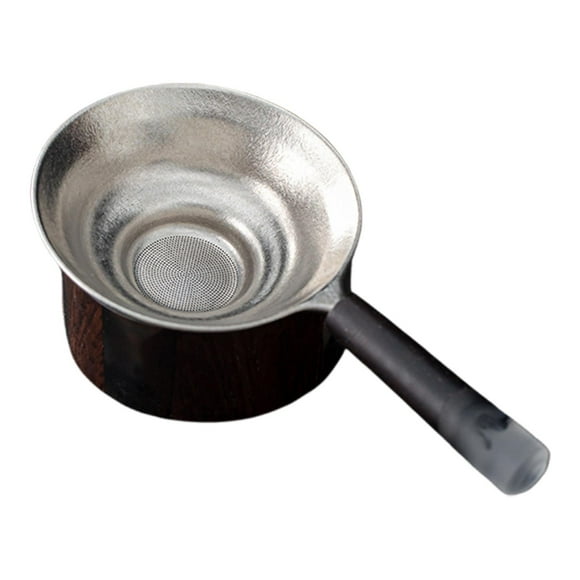 Filtro de té con base reutilizable de malla fina, creativo y coleccionable, de Kung Fu flores de hielo