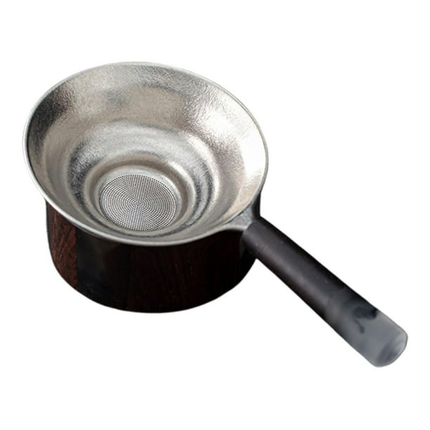 Filtro de té Kung Fu, juego de filtros de té reutilizables, elegante y coleccionable de titanio flores de hielo