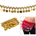 thumbnail image 4 of Bufanda Con Borlas, Cadena Para Danza Del Vientre, Bufanda Redonda Para La Cadera, Suministros De Ropa Nacional, Accesorios, 10 Yardas (dorado) Cergrey National Clothes Supplies, 4 of 8