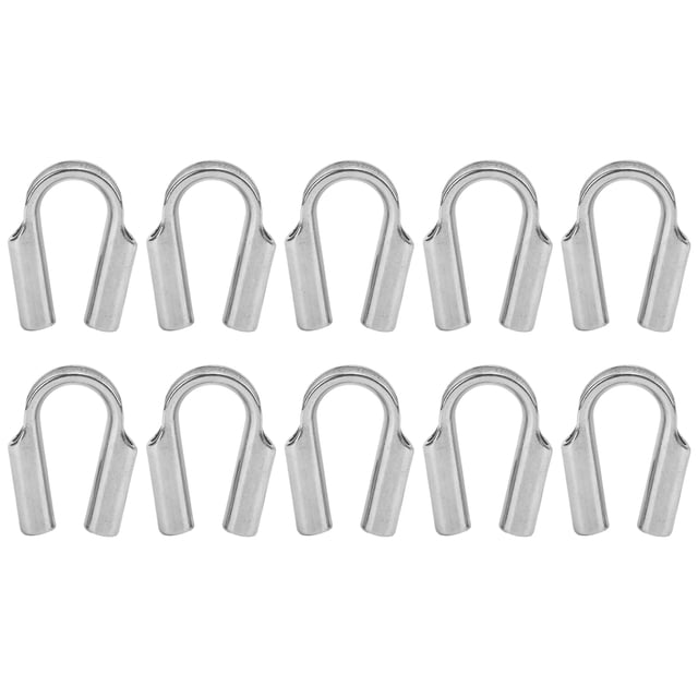 Dedal de tubo de cuerda de cabrestante NikouMX 10 piezas acero inoxidable 304 herramienta