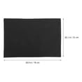 thumbnail image 2 of unbranded 2Ud Fundas Para Almohadas Negras Resistentes De Poliéster Estilo Moderno Y Práctico, 2 of 6