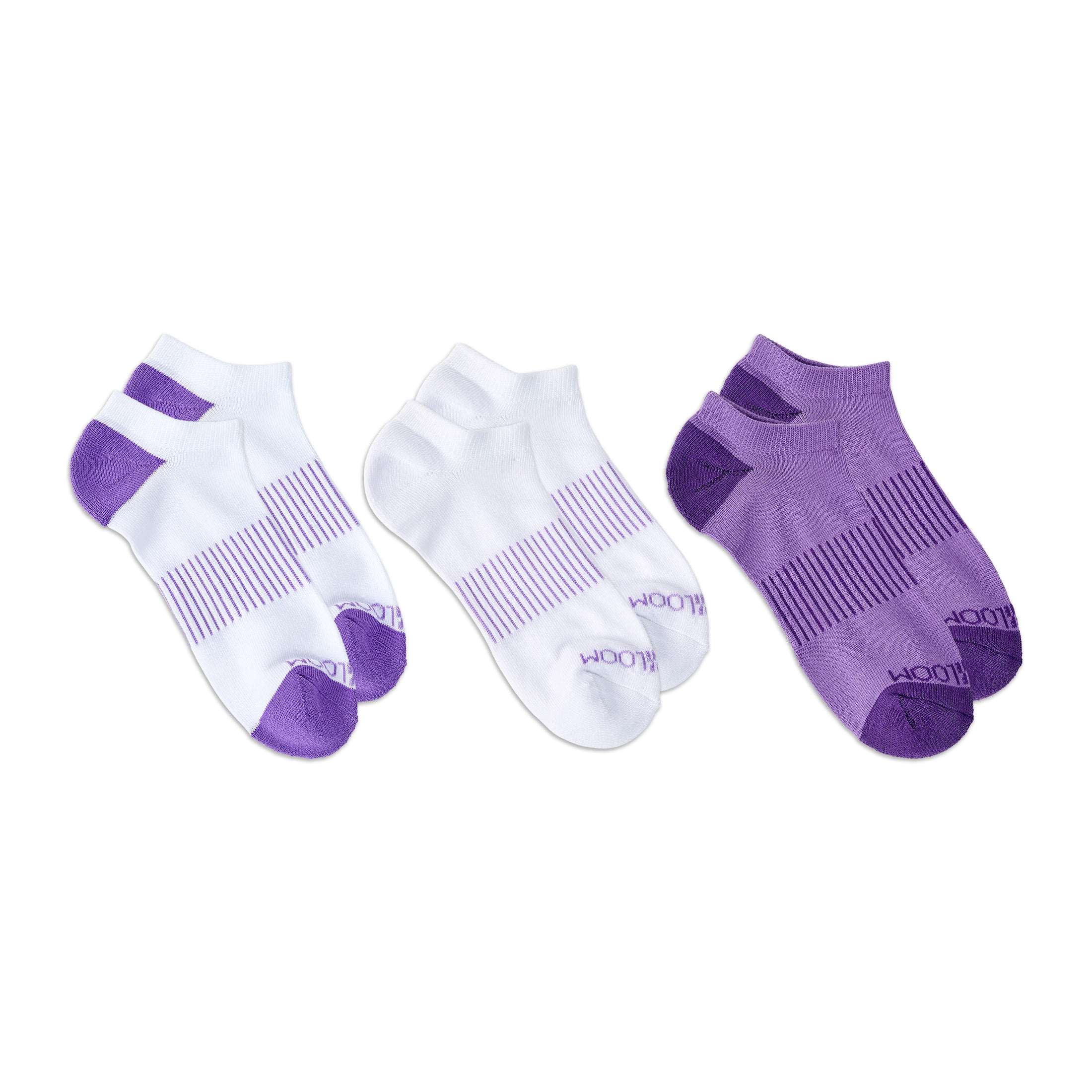 Fruit of the Loom Womens Value No-Show Socks, 3 Pack,Sock Sizes 4-10