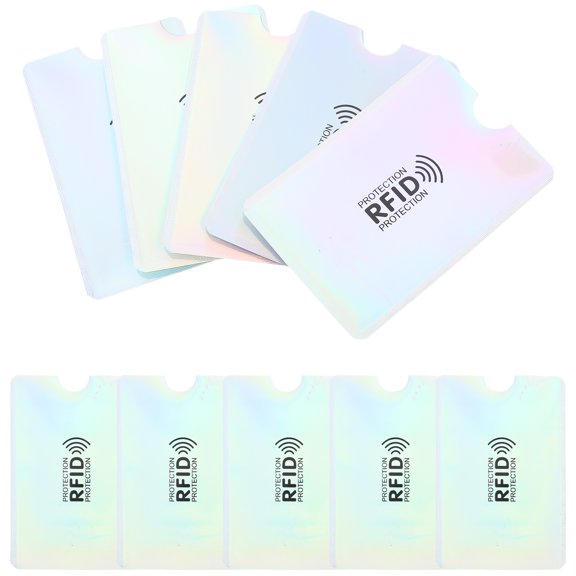 10 Pcs Anti-RFID and Anti-scan Aluminum Foil Anti-degaussing Card Holder