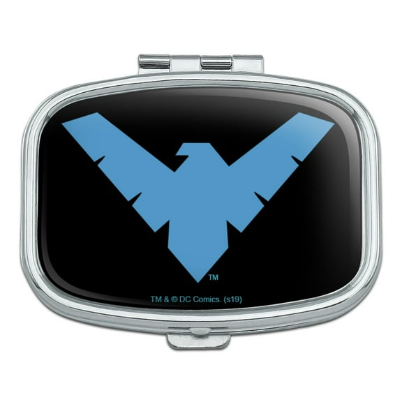 Batman Nightwing Logo Rectangle Pill Case Trinket Gift Box