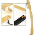 thumbnail image 3 of 2 Pack Back Scratcher, 17 Inch Curved Long Handle Bamboo Back Scratcher, Ideal Gift for Mom and Dad, 3 of 4